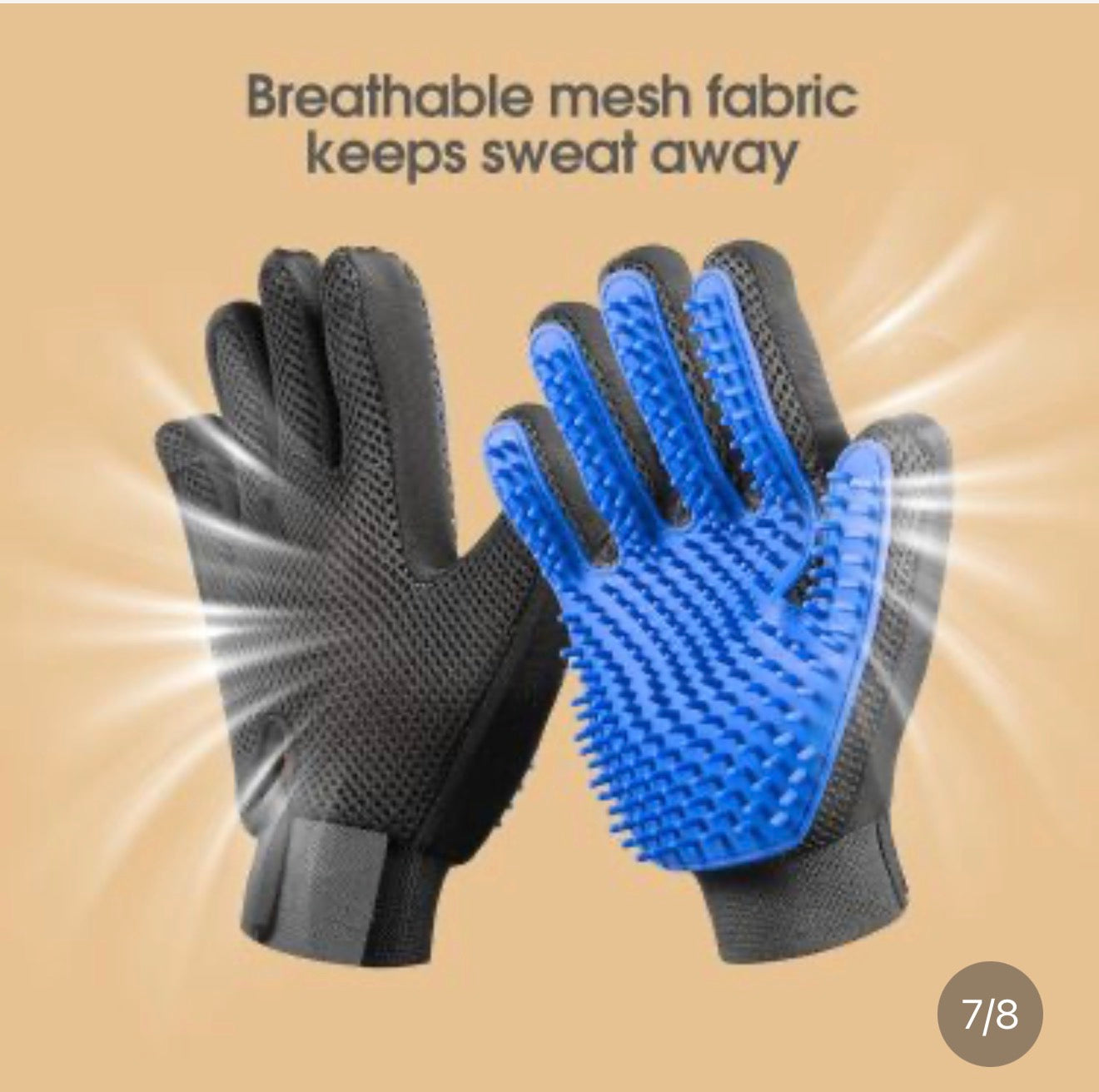 Guantes de Grooming para Mascotas / Pet Grooming Gloves