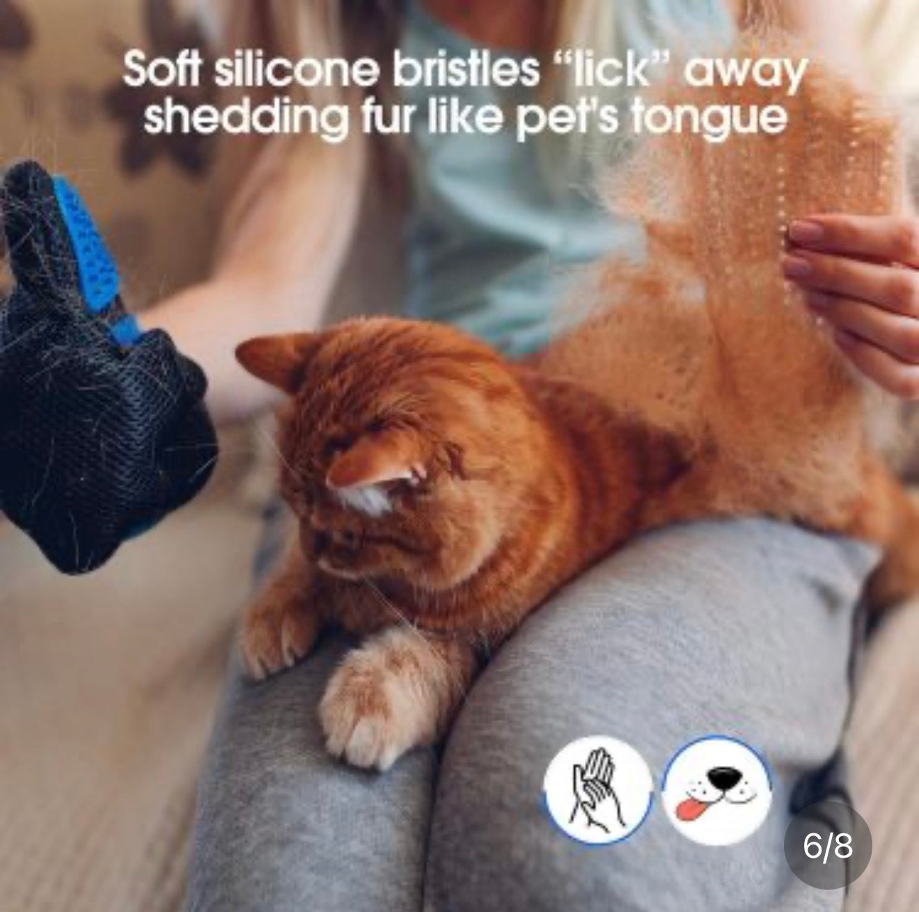 Guantes de Grooming para Mascotas / Pet Grooming Gloves