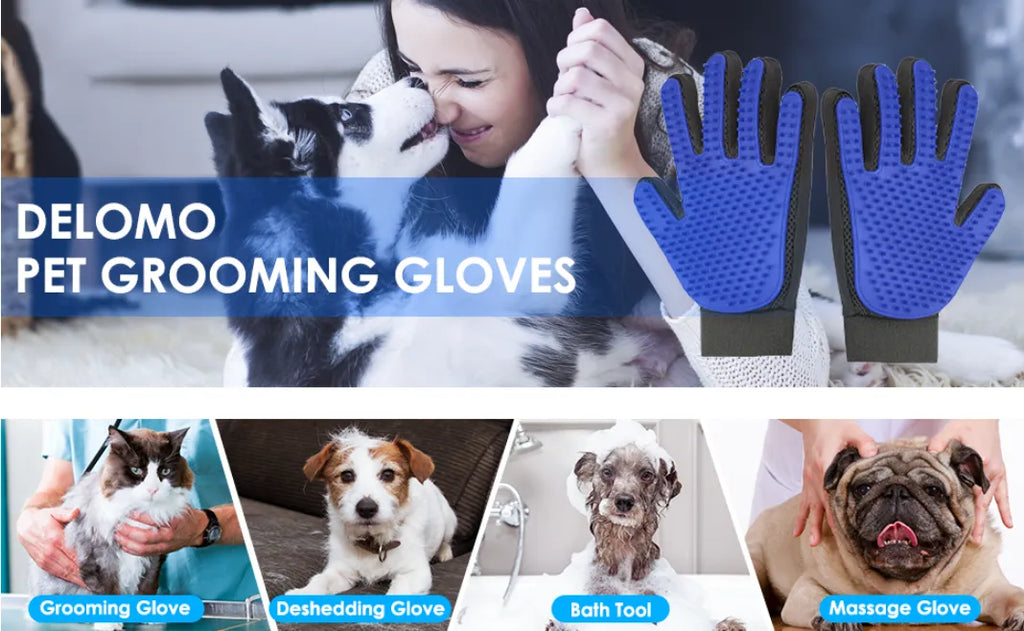 Guantes de Grooming para Mascotas